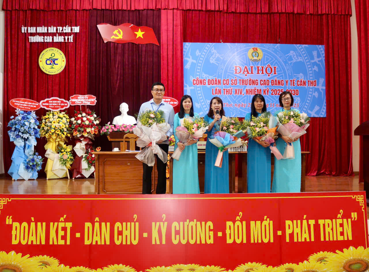 Bà Kiều Thị Diễm Trang tái đắc cử Chủ tịch Công đoàn Trường Cao đẳng Y tế Cần Thơ