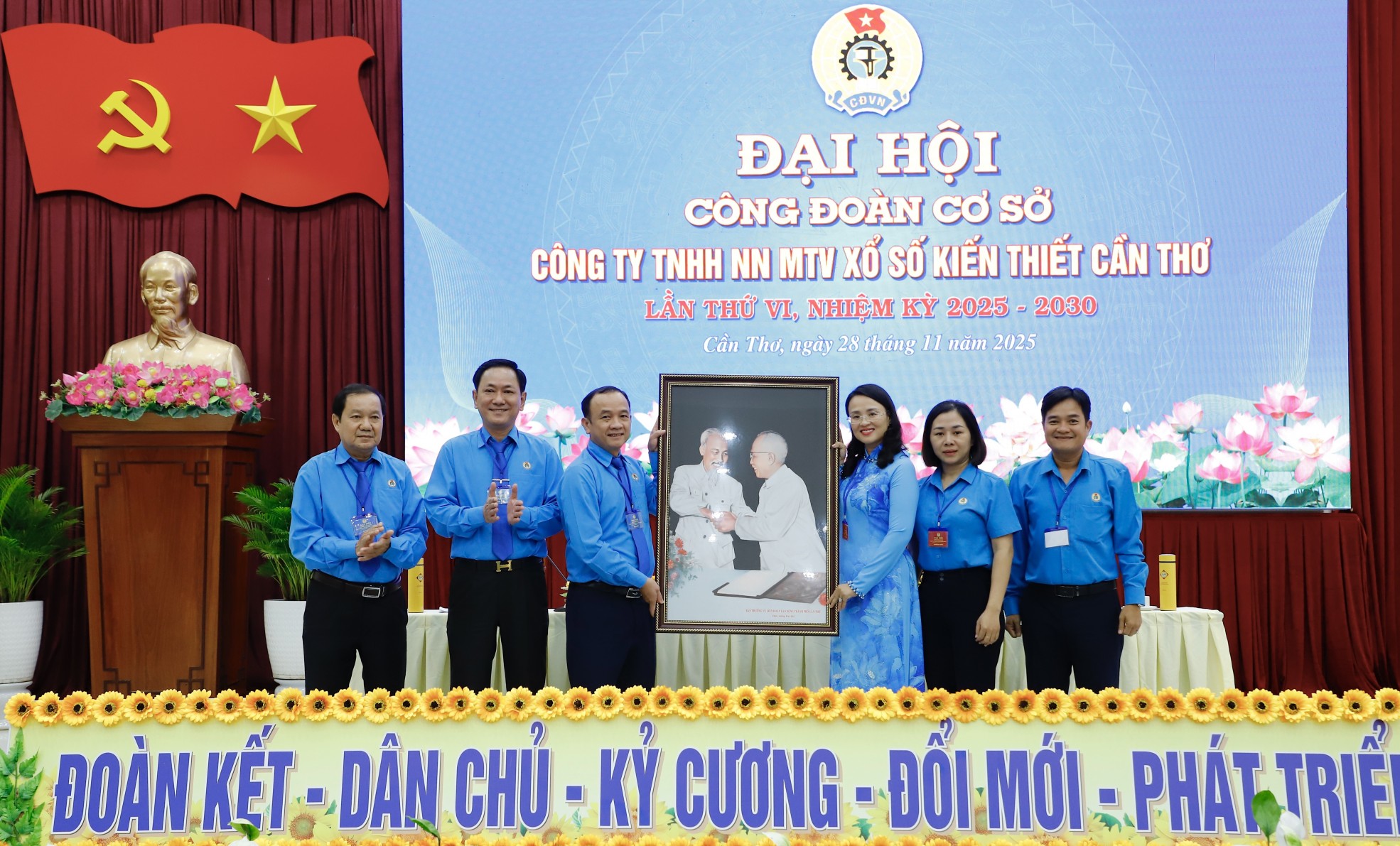 Ông Lê Minh Huy tái đắc cử Chủ tịch Công đoàn Công ty Xổ số kiến thiết Cần Thơ