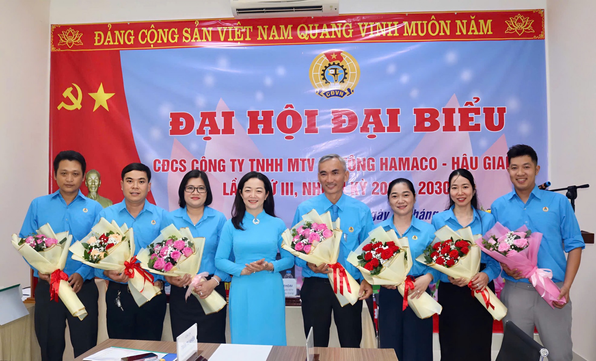 Ông Trần Công Thoại làm Chủ tịch Công đoàn Công ty Hamaco Hậu Giang