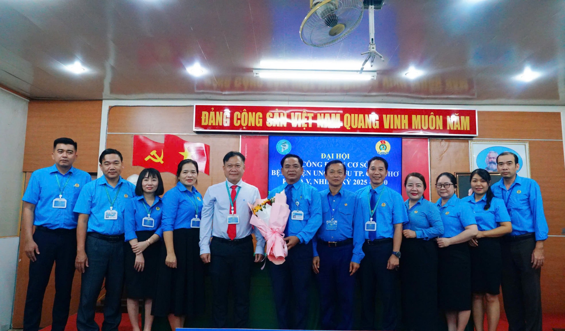 Ông Lê Tiến Mãnh đắc cử Chủ tịch Công đoàn Bệnh viện Ung bướu TP Cần Thơ