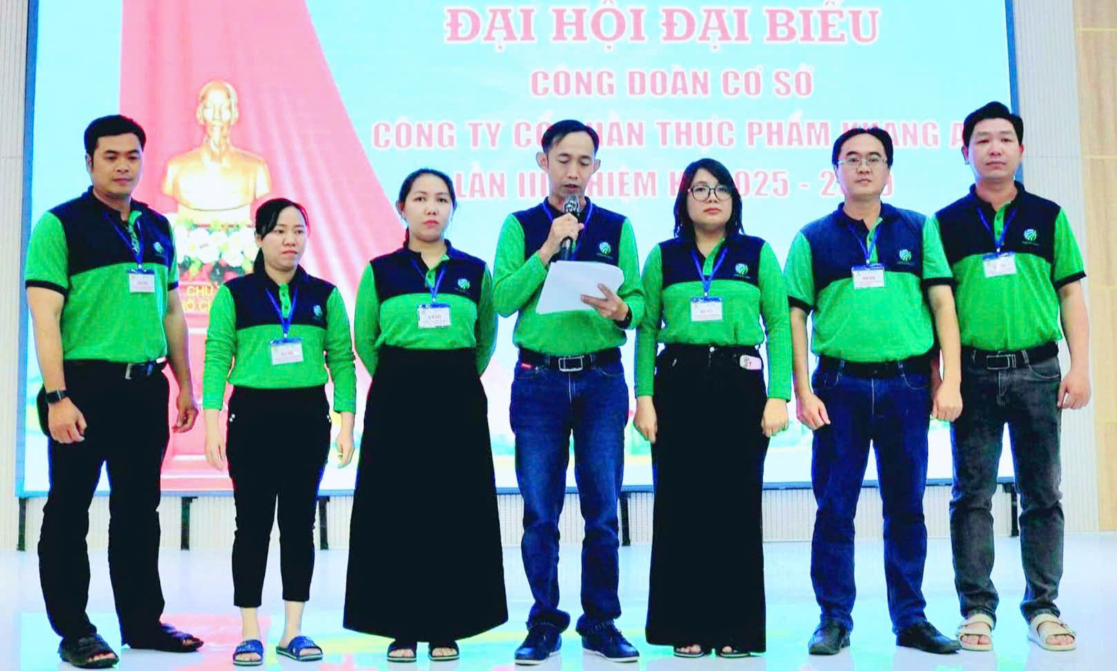 Ông Nguyễn Thanh Quang tái đắc cử Chủ tịch Công đoàn Công ty Khang An