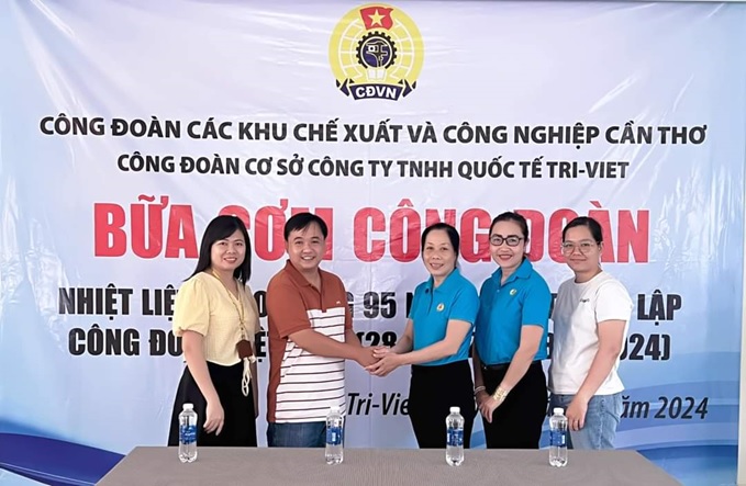 CÔNG ĐOÀN CƠ SỞ CÔNG TY TNHH QUỐC TẾ TRI-VIET TỔ CHỨC “BỮA CƠM CÔNG ĐOÀN” NHÂN KỶ NIỆM 95 NĂM NGÀY THÀNH LẬP CÔNG ĐOÀN VIỆT NAM (28/7/1929 - 28/7/2024)