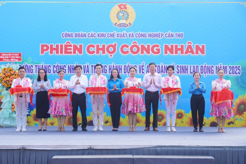 Cần Thơ tổ chức phiên chợ công nhân