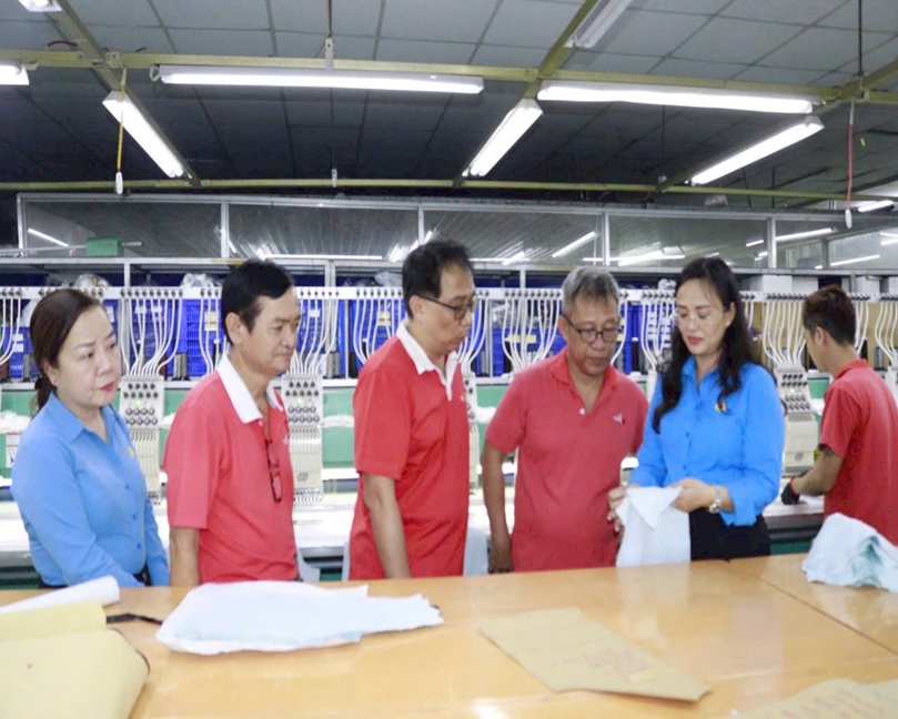 CÔNG ĐOÀN CÁC KCX&CN CẦN THƠ THĂM DOANH NGHIỆP VỀ CÔNG TÁC AN TOÀN VỆ SINH LAO ĐỘNG VÀ PHÒNG CHỐNG CHÁY NỔ NĂM 2025