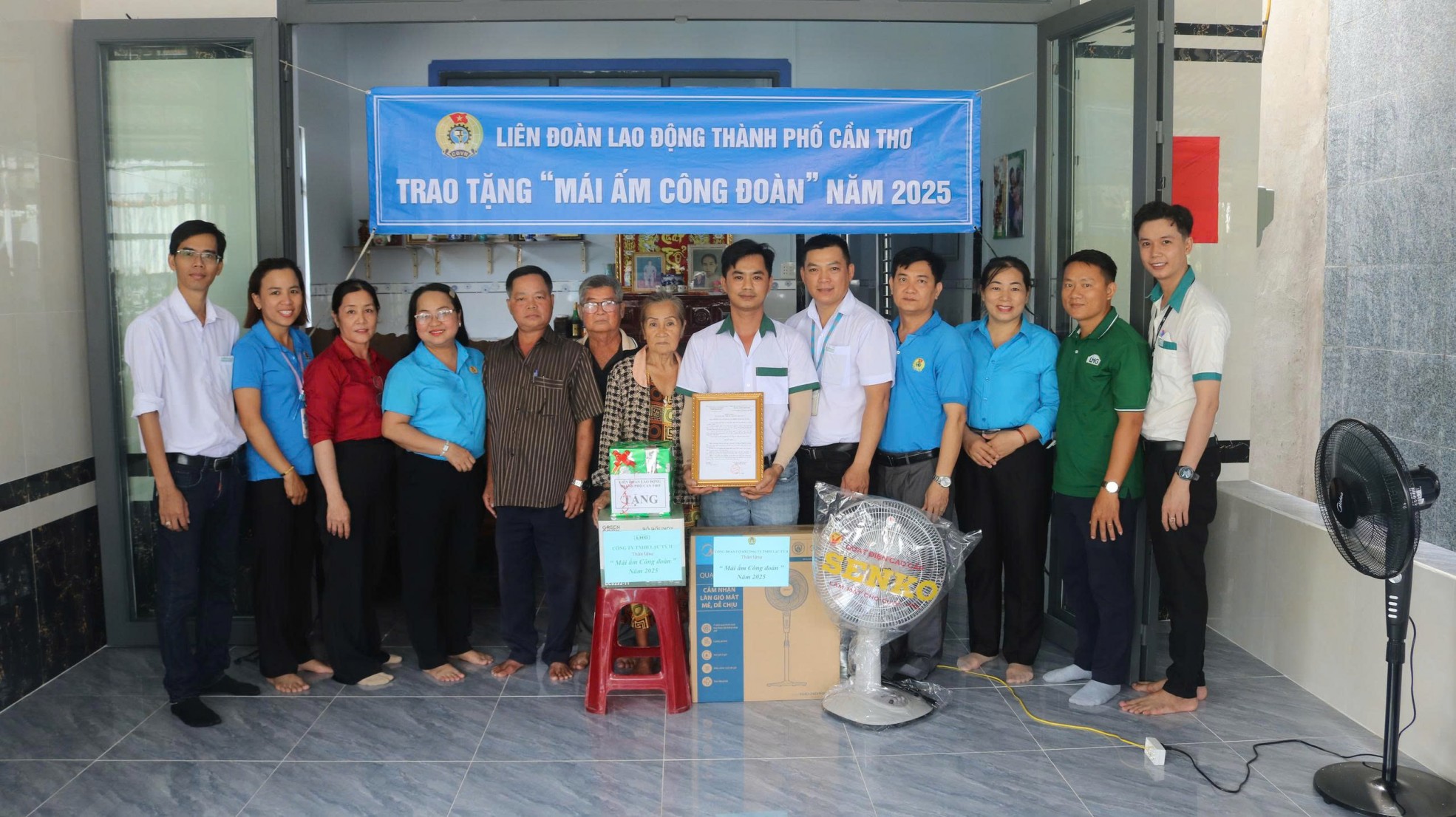 Mái ấm Công đoàn tiếp thêm niềm vui an cư cho đoàn viên khó khăn