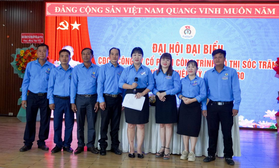 Bà Nguyễn Thu Trang tái đắc cử Chủ tịch Công đoàn Công trình đô thị Sóc Trăng