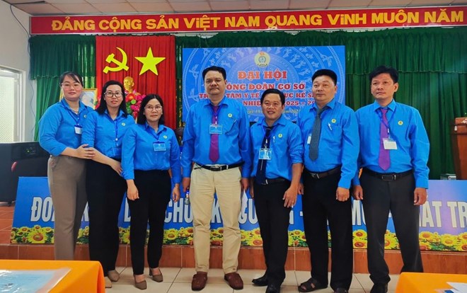 Ông Nguyễn Văn Nhanh tái đắc cử Chủ tịch Công đoàn Trung tâm Y tế khu vực Kế Sách