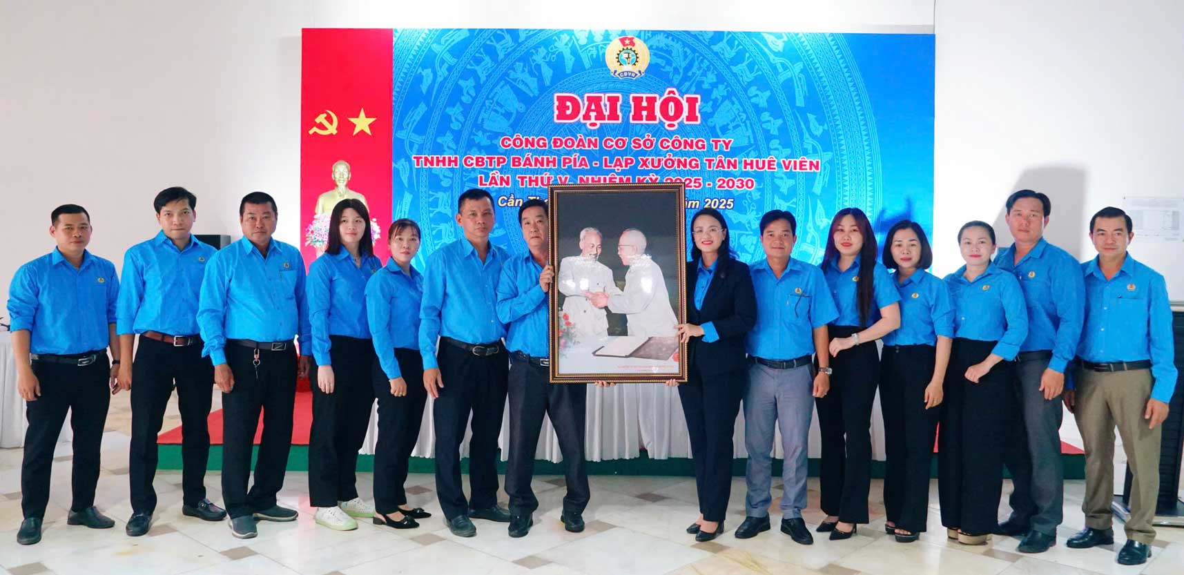 Ông Thái Hược tái đắc cử Chủ tịch Công đoàn Công ty Tân Huê Viên