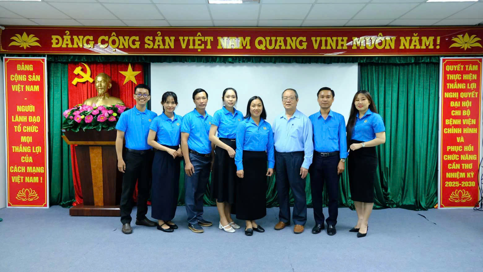 Công đoàn Bệnh viện Chỉnh hình và Phục hồi chức năng Cần Thơ hoàn thành Hội nghị CĐCS