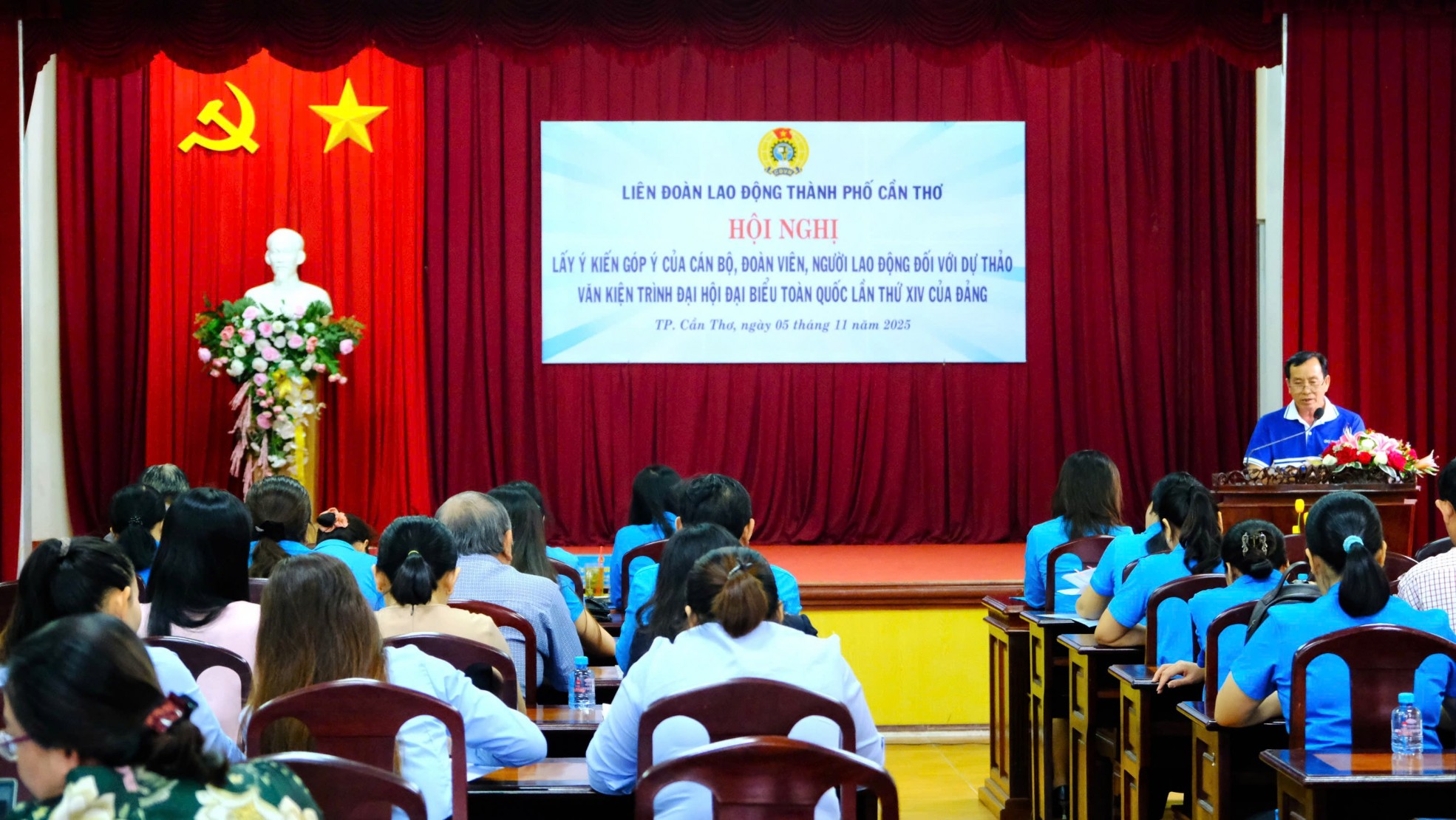 LĐLĐ TP Cần Thơ lấy ý kiến đối với dự thảo các văn kiện trình Đại hội lần thứ XIV của Đảng