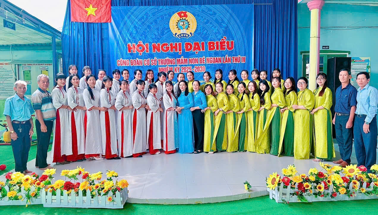 Bà Nguyễn Thị Thảo Duy làm Chủ tịch Công đoàn Trường Mầm non Bé Ngoan