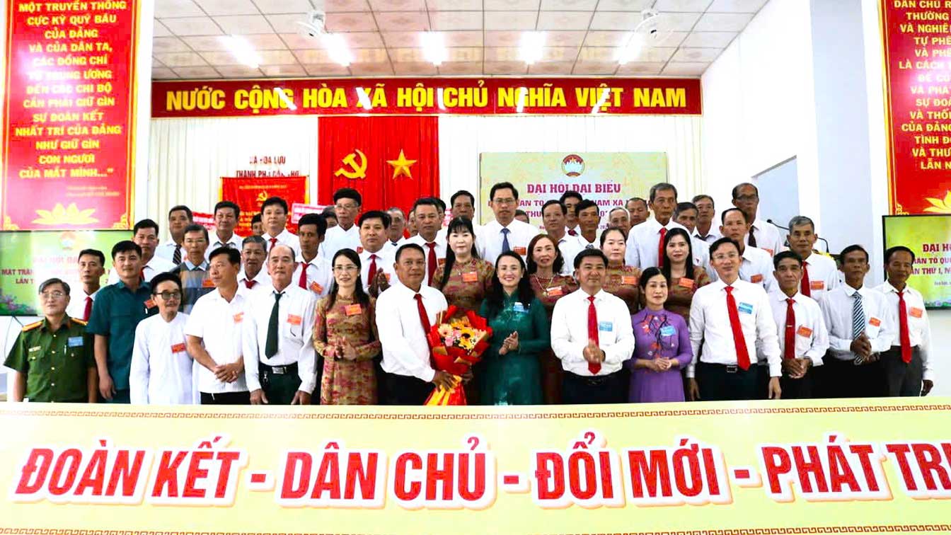 Ông Lê Hoàng Khiêm làm Chủ tịch Ủy ban Mặt trận Tổ quốc Việt Nam xã Hỏa Lựu, TP Cần Thơ