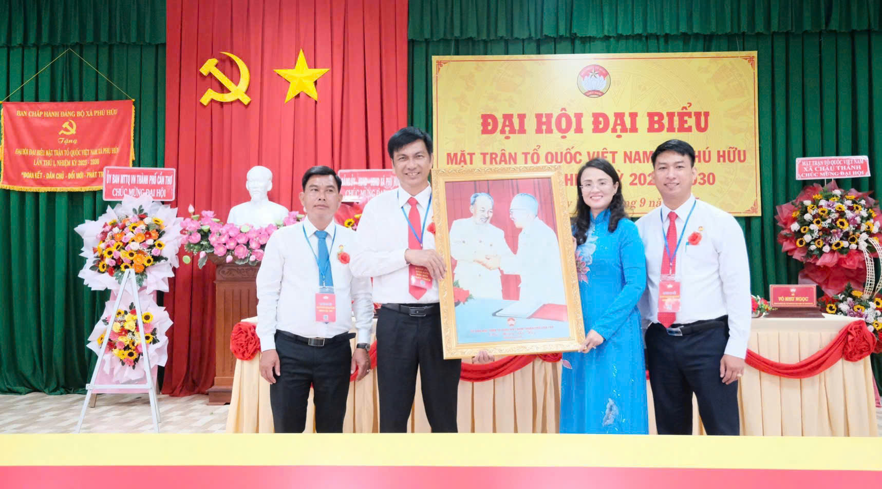 Ông Đỗ Trung Nam giữ chức Chủ tịch Ủy ban Mặt trận Tổ quốc Việt Nam xã Phú Hữu, TP Cần Thơ