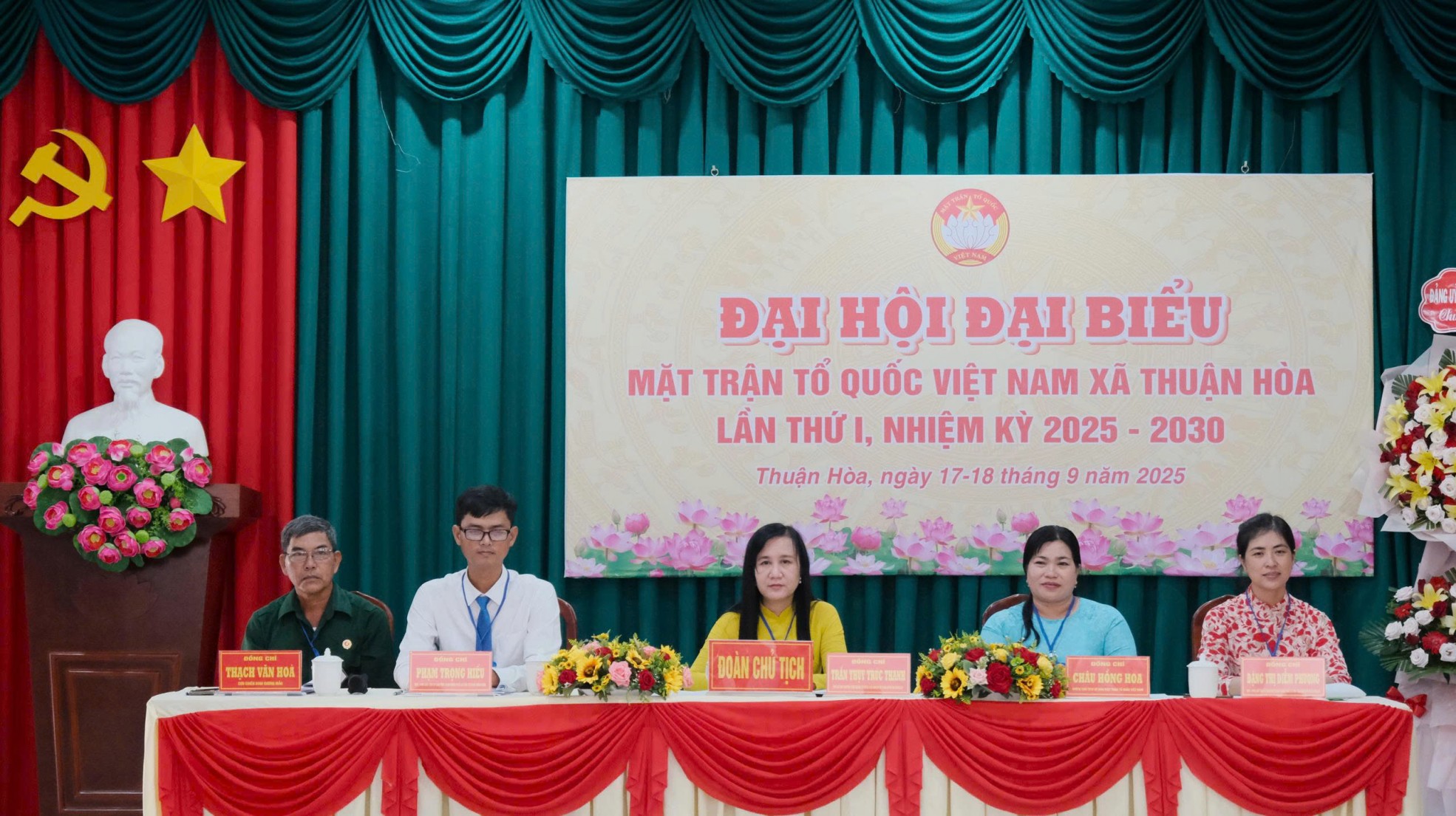 Bà Châu Hồng Hoa làm Chủ tịch Ủy ban Mặt trận Tổ quốc Việt Nam xã Thuận Hòa, TP Cần Thơ
