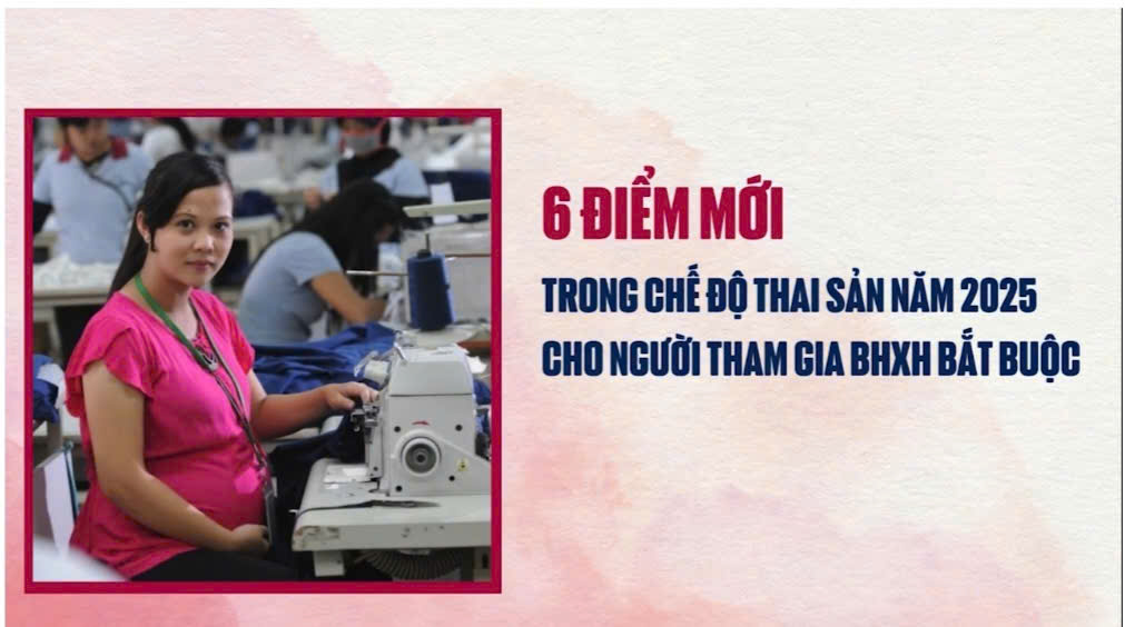 6 điểm mới trong chế độ thai sản năm 2025 cho người tham gia BHXH bắt buộc