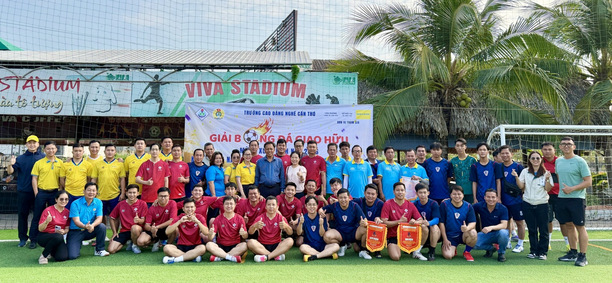 Rộn ràng giải bóng đá giao hữu mừng Đảng – mừng Xuân tại Trường Cao đẳng Nghề Cần Thơ 