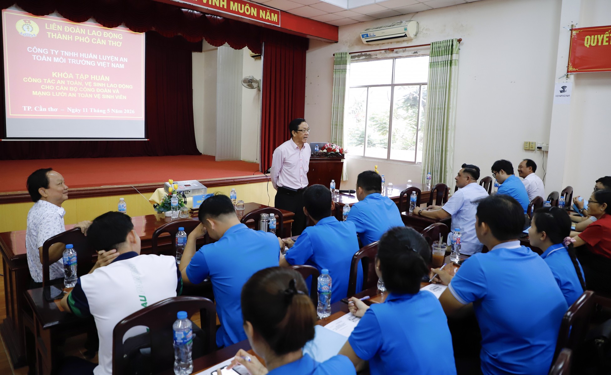 LĐLĐ TP Cần Thơ tập huấn an toàn, vệ sinh lao động 
