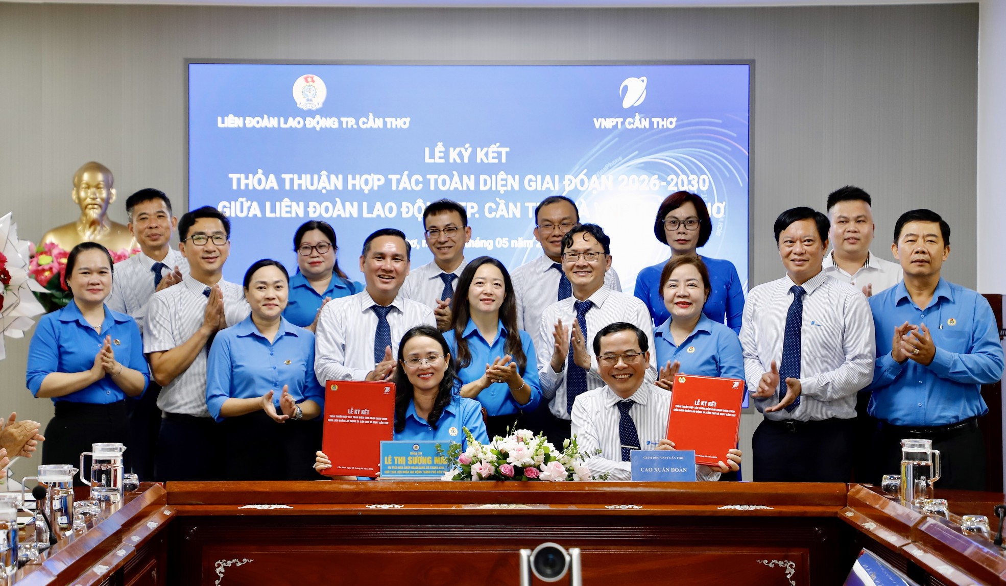 Liên đoàn Lao động TP Cần Thơ và VNPT Cần Thơ hợp tác thúc đẩy chuyển đổi số trong hoạt động Công đoàn 