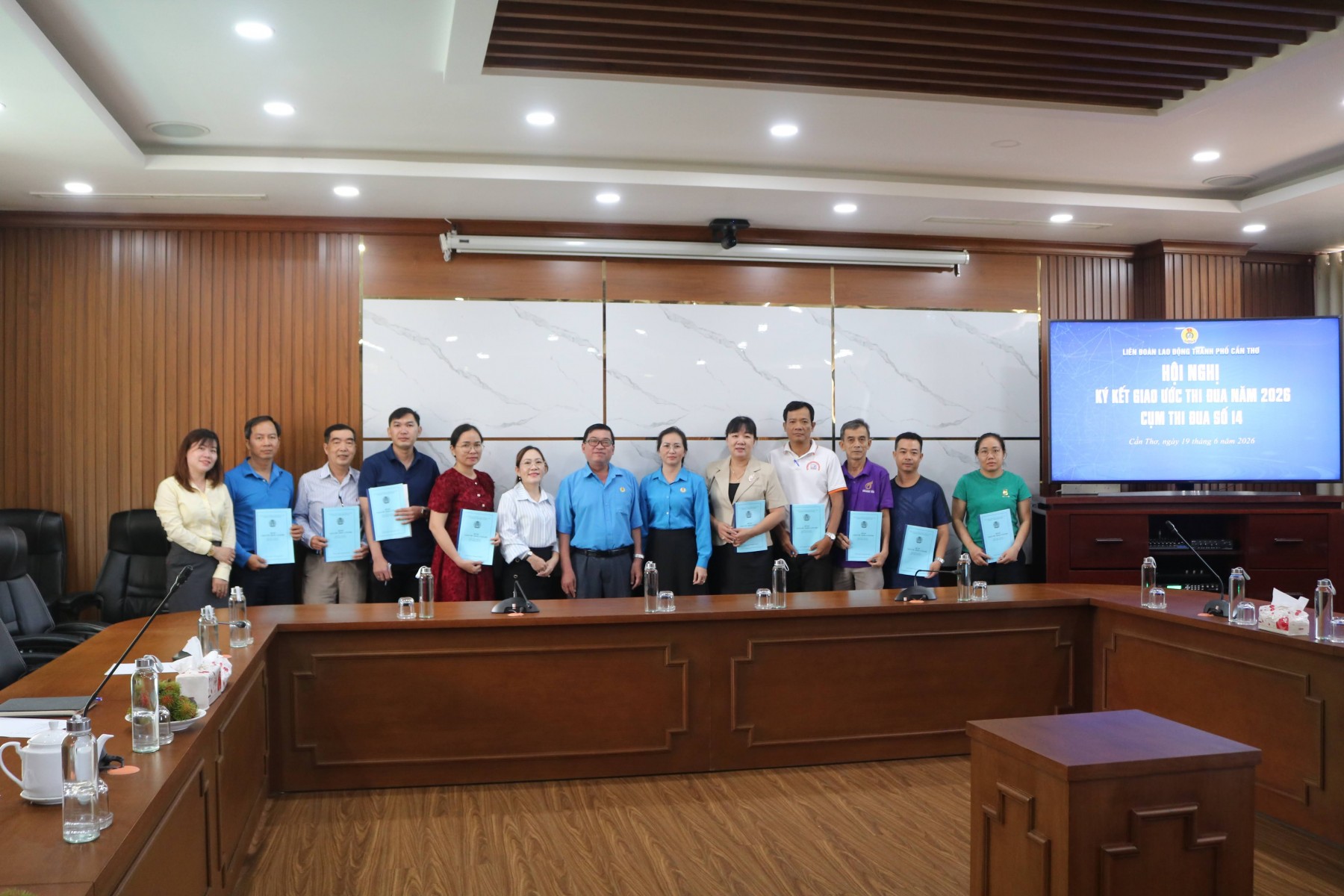 Cụm thi đua số 14 tổ chức Hội nghị ký kết giao ước thi đua năm 2026
