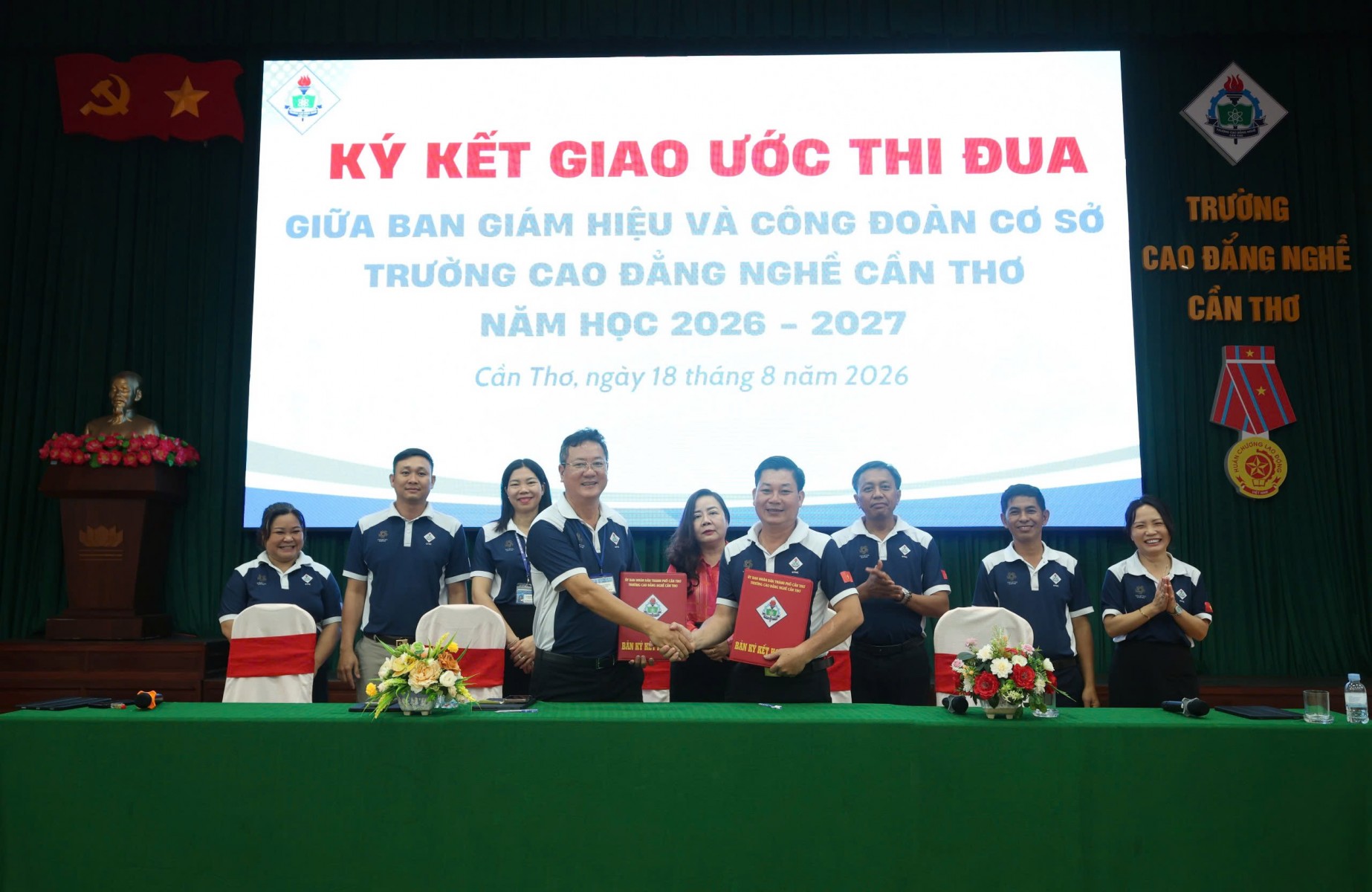 Trường Cao đẳng nghề Cần Thơ tổ chức thành công Hội nghị viên chức và người lao động năm học 2026 – 2027 