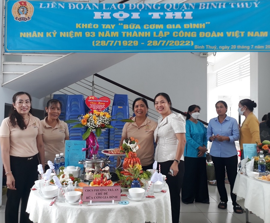 HỘI THI KHÉO TAY “BỮA CƠM GIA ĐÌNH” NHÂN KỶ NIỆM 93 NĂM NGÀY THÀNH LẬP CÔNG ĐOÀN VIỆT NAM (28/7/1929 - 28/7/2022)