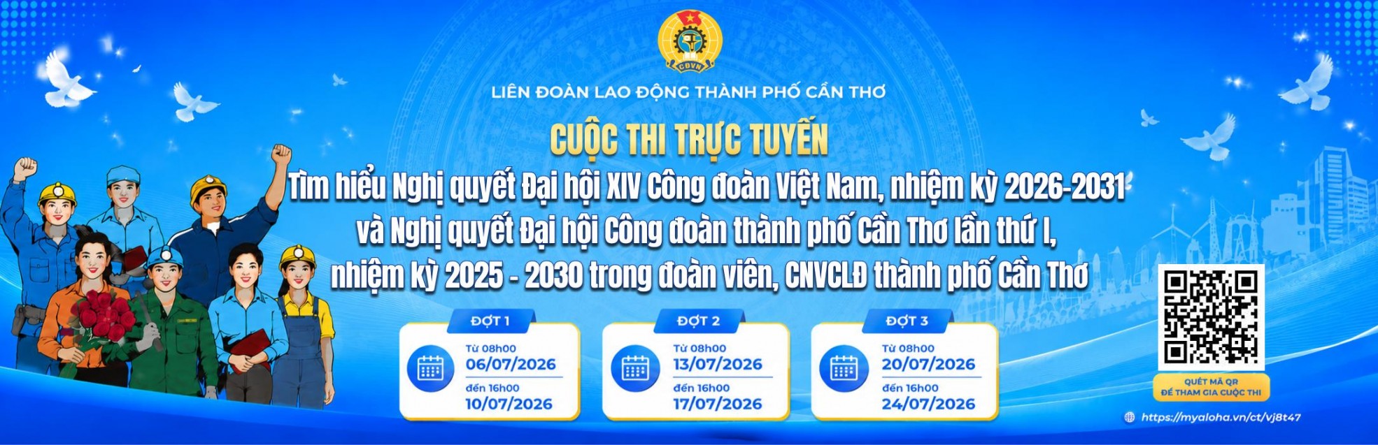 Tìm hiểu Nghị quyết Đại hội XIV Công đoàn Việt Nam, nhiệm kỳ 2026-2031 và Nghị quyết Đại hội Công đoàn thành phố Cần Thơ lần thứ I, nhiệm kỳ 2025 - 2030 trong đoàn viên, CNVCLĐ thành phố
