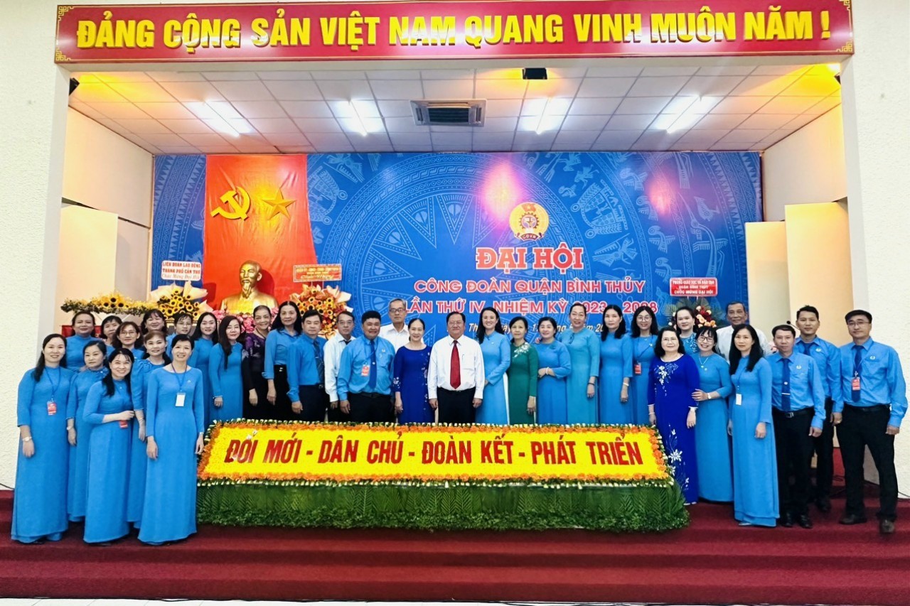 ĐẠI HỘI CÔNG ĐOÀN QUẬN BÌNH THỦY, LẦN THỨ IV, NHIỆM KỲ 2023-2028 (ĐẠI HỘI ĐIỂM CÔNG ĐOÀN CẤP TRÊN TRỰC TIẾP CƠ SỞ)