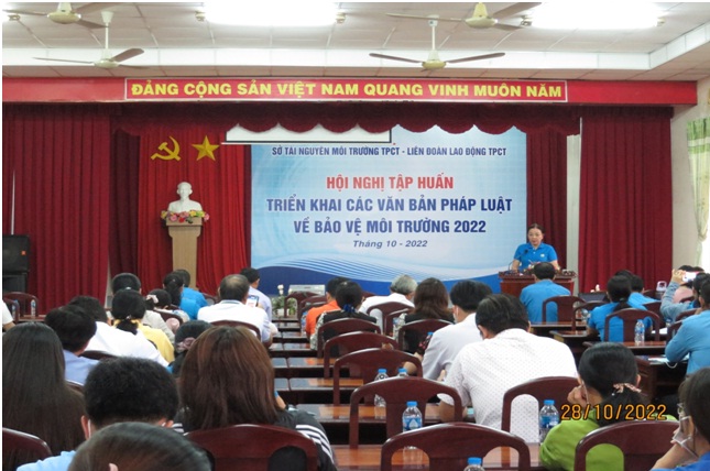 HỘI NGHỊ TẬP HUẤN TRIỂN KHAI VĂN BẢN PHÁP LUẬT VỀ BẢO VỆ MÔI TRƯỜNG NĂM 2022