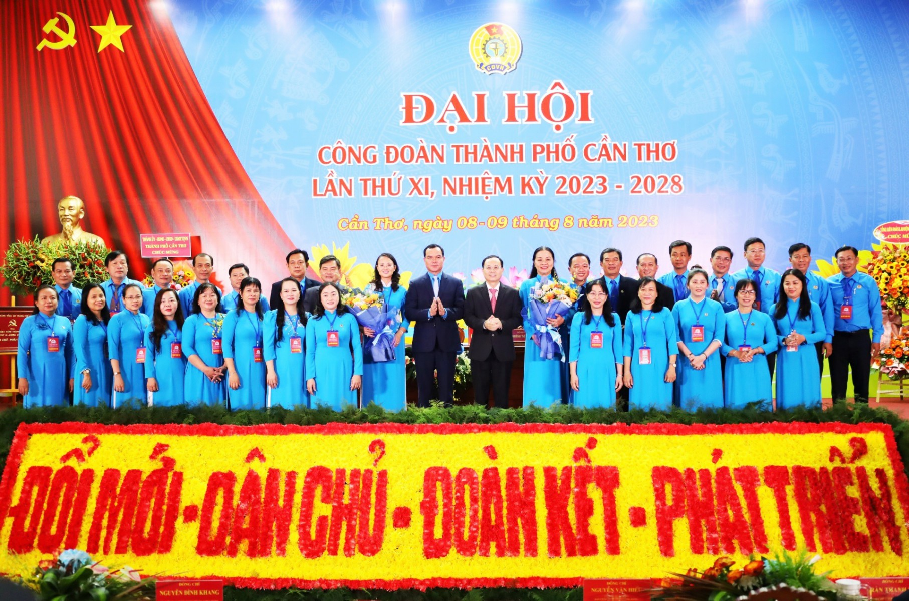 Ban Chấp hành Liên đoàn Lao động thành phố Cần Thơ, nhiệm kỳ 2023-2028 ra mắt đại hội