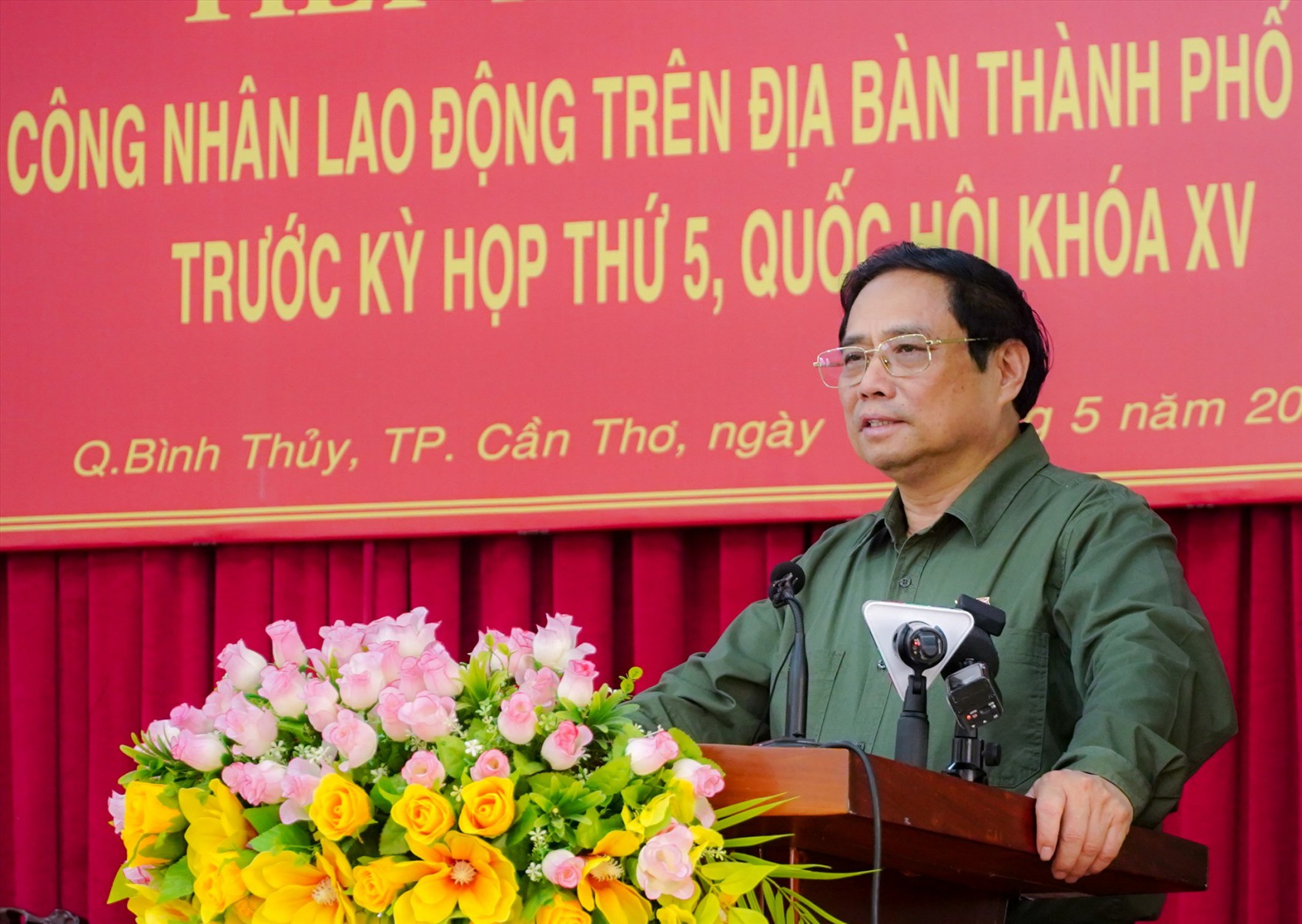 Thủ tướng Phạm Minh Chính tiếp xúc cử tri TP Cần Thơ
