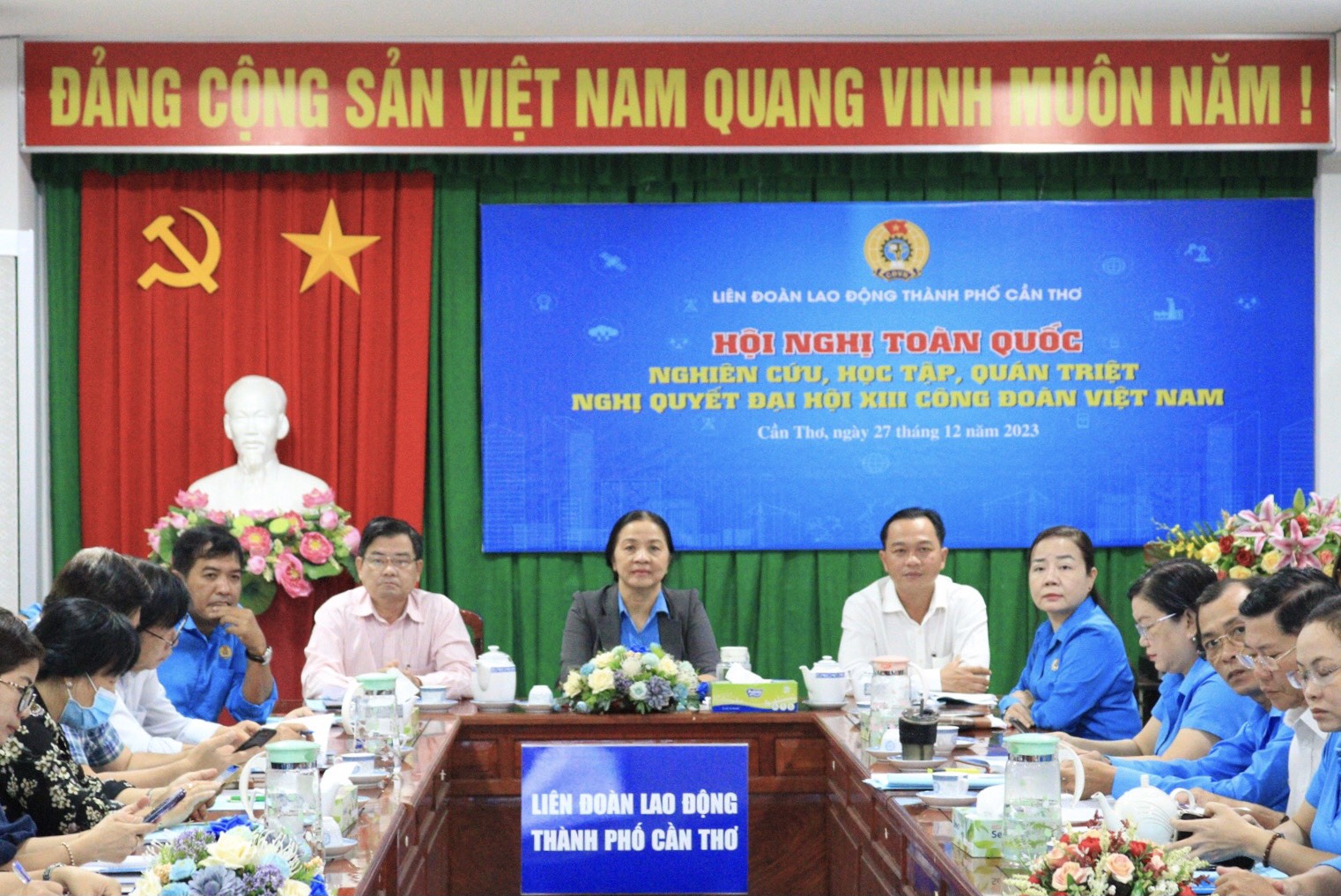 LIÊN ĐOÀN LAO ĐỘNG THÀNH PHỐ CẦN THƠ: Hội nghị nghiên cứu học tập, quán triệt Nghị quyết Đại hội XIII Công đoàn Việt Nam