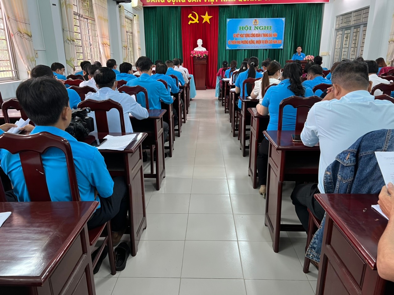 LIÊN ĐOÀN LAO ĐỘNG QUẬN Ô MÔN TỔ CHỨC HỘI NGHỊ SƠ KẾT HOẠT ĐỘNG CÔNG ĐOÀN 6 THÁNG ĐẦU NĂM VÀ TRIỂN KHAI HOẠT ĐỘNG TỪ NAY ĐẾN CUỐI  NĂM 2022