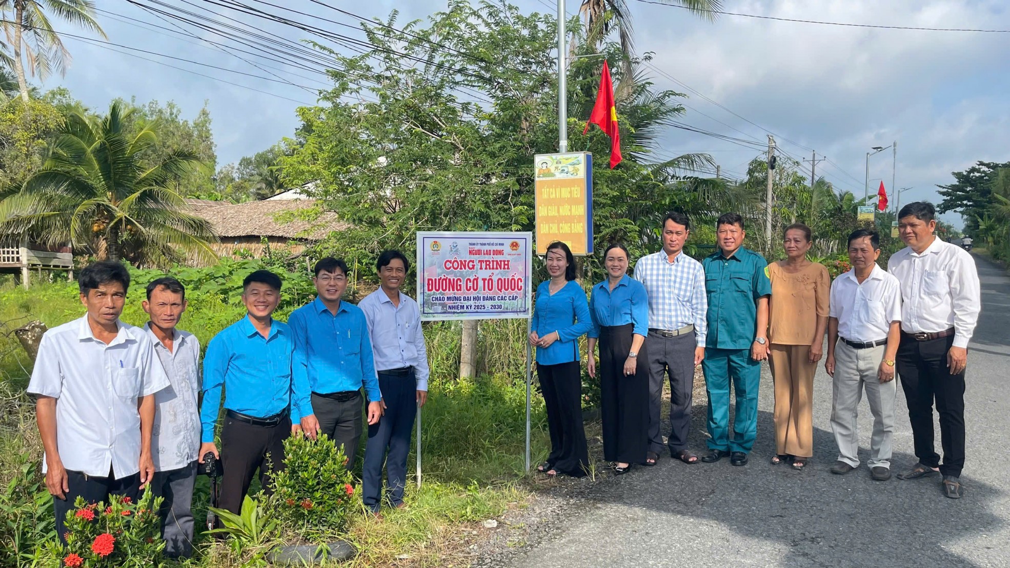 Khánh thành đường cờ Tổ quốc dài 13km tại Cần Thơ