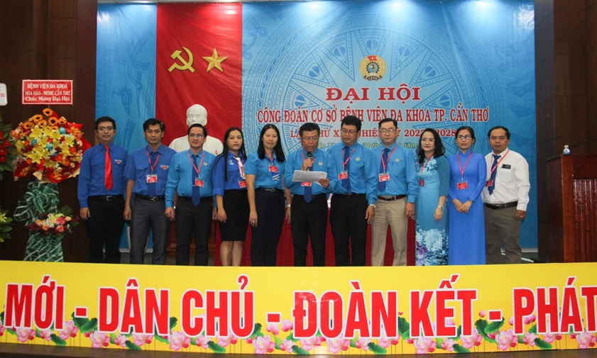 Đại hội Công đoàn cơ sở Bệnh viện Đa khoa thành phố Cần Thơ