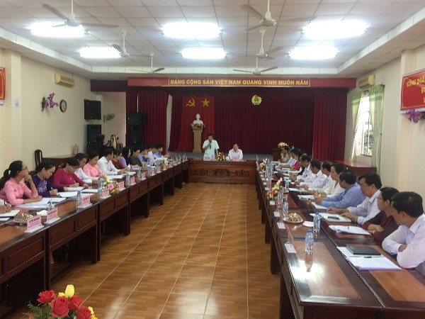 ĐOÀN CÔNG TÁC TỔNG LIÊN ĐOÀN LAO ĐỘNG VIỆT NAM LÀM VIỆC VỚI  LIÊN ĐOÀN LAO ĐỘNG THÀNH PHỐ CẦN THƠ