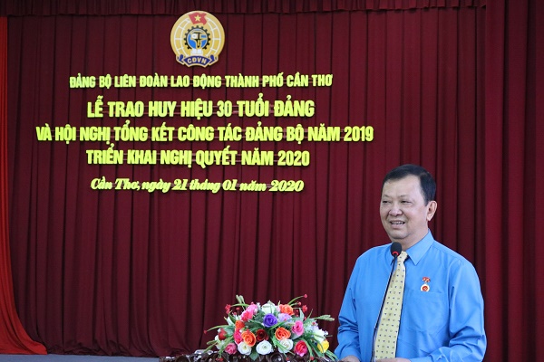 ĐẢNG BỘ LIÊN ĐOÀN LAO ĐỘNG TP TỔ CHỨC HỘI NGHỊ TỔNG KẾT THỰC HIỆN NGHỊ QUYẾT NĂM 2019 VÀ TRIỂN KHAI NGHỊ QUYẾT NĂM 2020