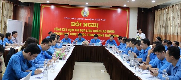 HỘI NGHỊ TỔNG KẾT CỤM THI ĐUA LIÊN ĐOÀN LAO ĐỘNG 5 THÀNH PHỐ TRỰC THUỘC TRUNG ƯƠNG