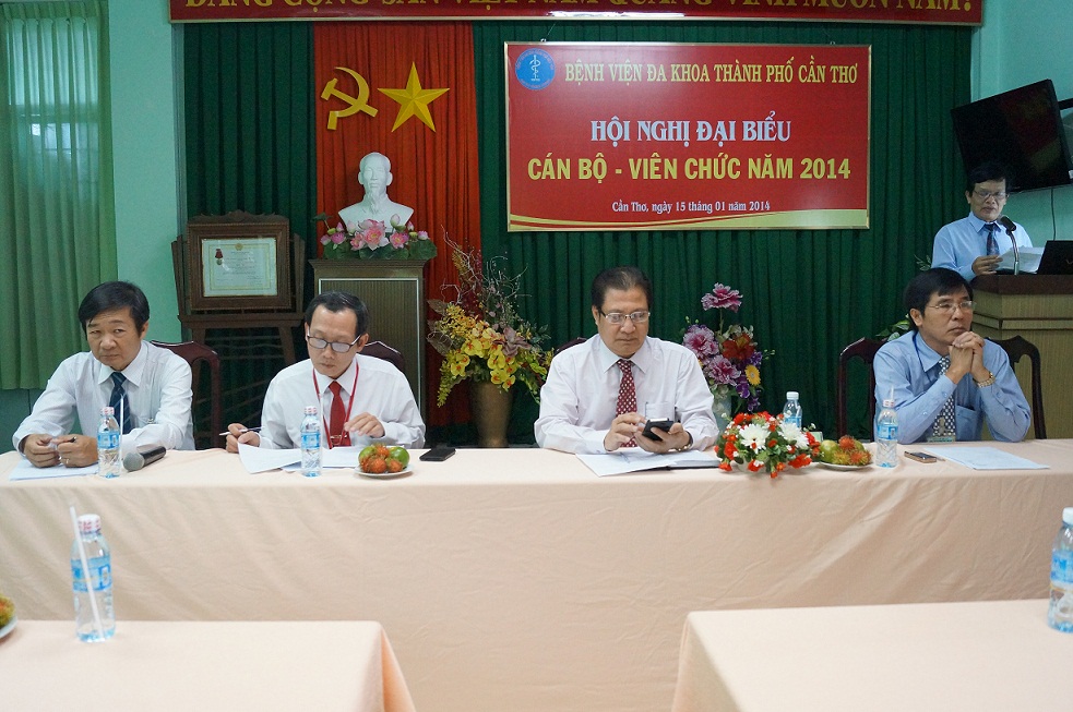 HỘI NGHỊ CÁN BỘ CÔNG CHỨC BỆNH VIỆN ĐA KHOA THÀNH PHỐ CẦN THƠ NĂM 2014