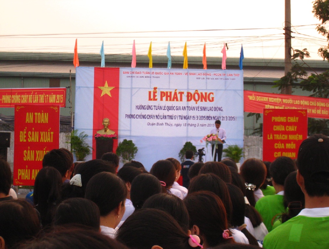 Tuần lễ Quốc gia An toàn vệ sinh lao động – Phòng chống cháy nổ (ATVSLĐ-PCCN) lần thứ 17 năm 2015
