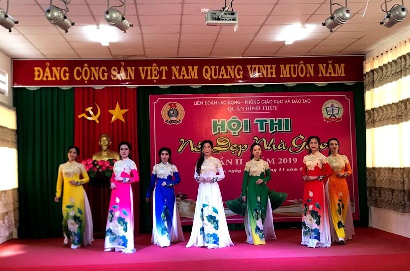 LIÊN ĐOÀN LAO ĐỘNG QUẬN BÌNH THỦY PHỐI HỢP TỔ CHỨC HỘI THI “NÉT ĐẸP NHÀ GIÁO″ NĂM 2019