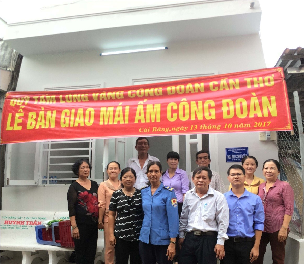 LIÊN ĐOÀN LAO ĐỘNG QUẬN CÁI RĂNG BÀN GIAO MÁI ẤM CÔNG ĐOÀN NĂM 2017