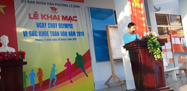 CÁI RĂNG TỔ CHỨC LỄ PHÁT ĐỘNG NGÀY CHẠY OLIMPIC VÌ SỨC KHỎE TOÀN DÂN NĂM 2019.