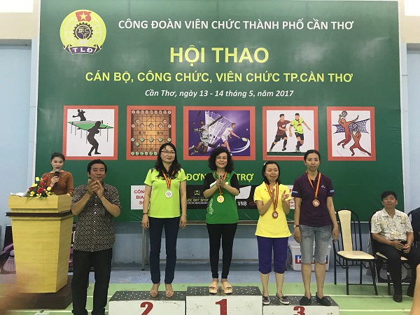 CÔNG ĐOÀN VIÊN CHỨC TỔ CHỨC HỘI THAO CBCCVCLĐ NĂM 2017