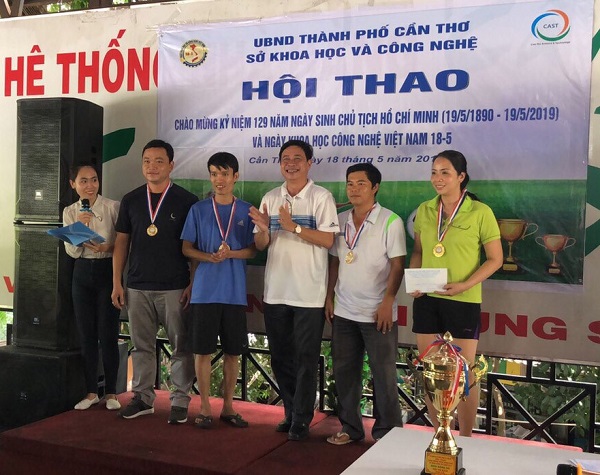 CÔNG ĐOÀN CƠ SỞ SỞ KHOA HỌC VÀ CÔNG NGHỆ TỔ CHỨC HỘI THAO CHÀO MỪNG 129 NĂM NGÀY SINH CHỦ TỊCH HỒ CHÍ MINH VÀ NGÀY KHOA HỌC VÀ CÔNG NGHỆ VIỆT NAM 18/5