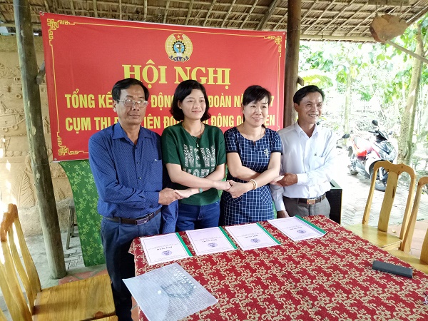 HỘI NGHỊ TỔNG KẾT CỤM THI ĐUA LIÊN ĐOÀN LAO ĐỘNG 04 HUYỆN NĂM 2017