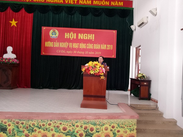 HỘI NGHỊ HƯỚNG DẪN NGHIỆP VỤ CÔNG ĐOÀN CƠ SỞ NĂM 2019