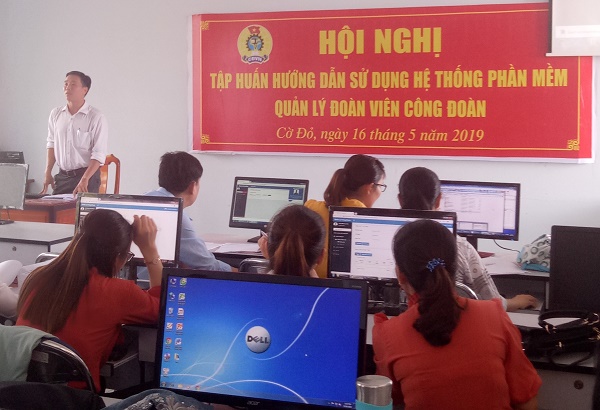 HỘI NGHỊ TẬP HUẤN HƯỚNG DẪN SỬ DỤNG HỆ THỐNG PHẦN MỀM QUẢN LÝ ĐOÀN VIÊN CÔNG ĐOÀN