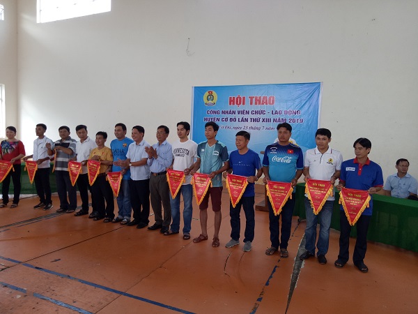 HỘI THAO CÔNG NHÂN VIÊN CHỨC LAO ĐỘNG HUYỆN CỜ ĐỎ LẦN THỨ XIII NĂM 2019