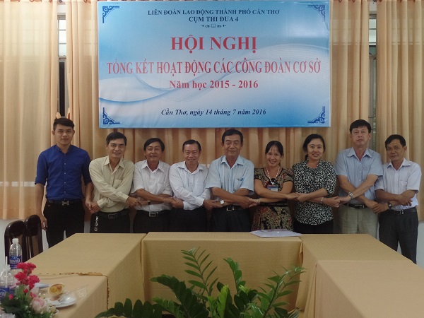 HỘI NGHỊ TỔNG KẾT CỤM THI ĐUA SỐ 4 – NĂM HỌC 2015 - 2016