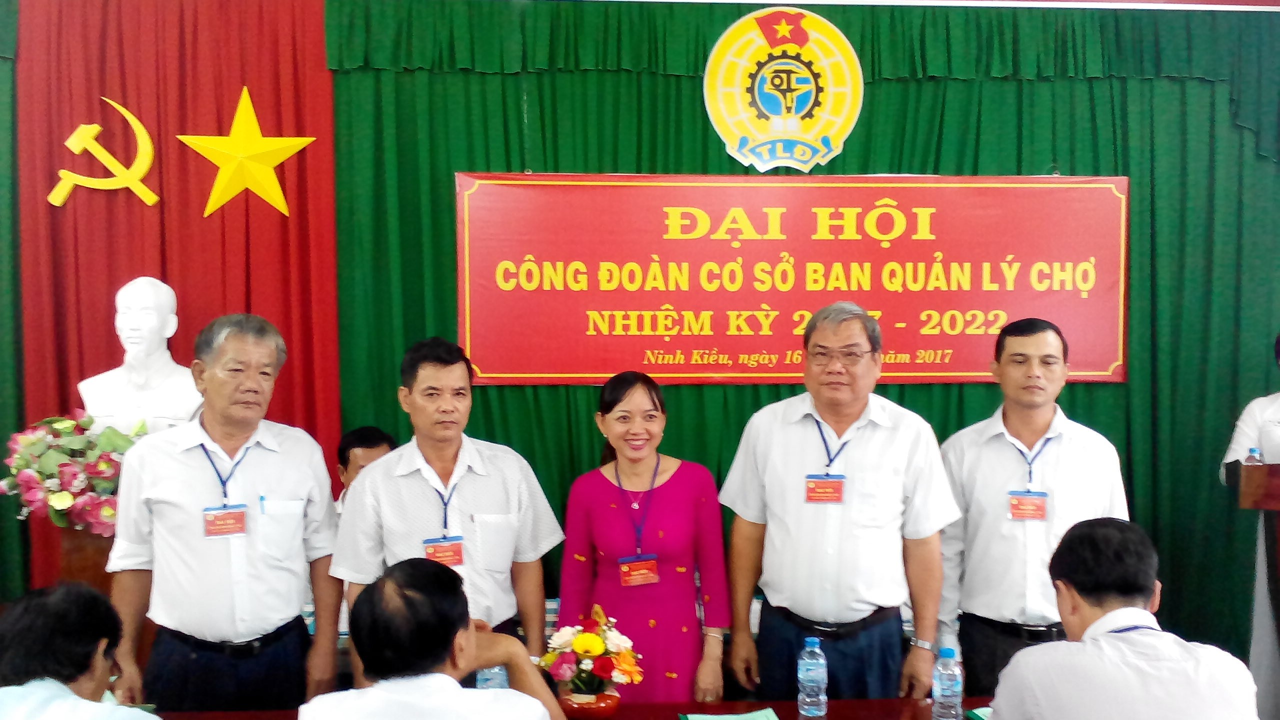 Công đoàn cơ sở Ban Quản lý Chợ Ninh Kiều tổ chức Đại hội lần thứ XV, nhiệm kỳ 2017 – 2022